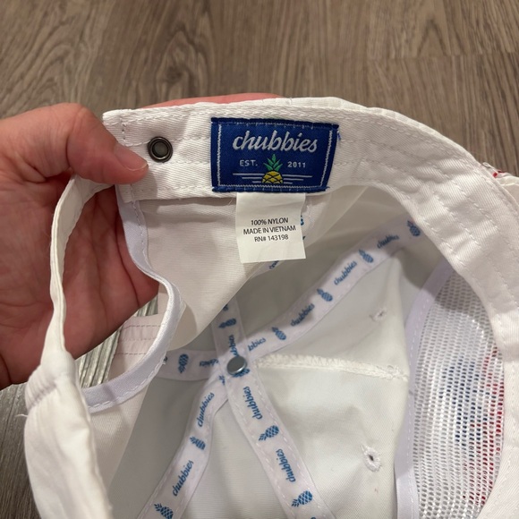 Chubbies The White Nylon Rope Hat Red/White/Blue USA Dad Hat - Picture 4 of 4